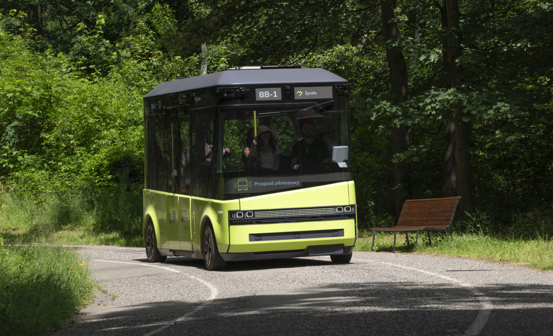 Driverless buss Private LTE and 5G